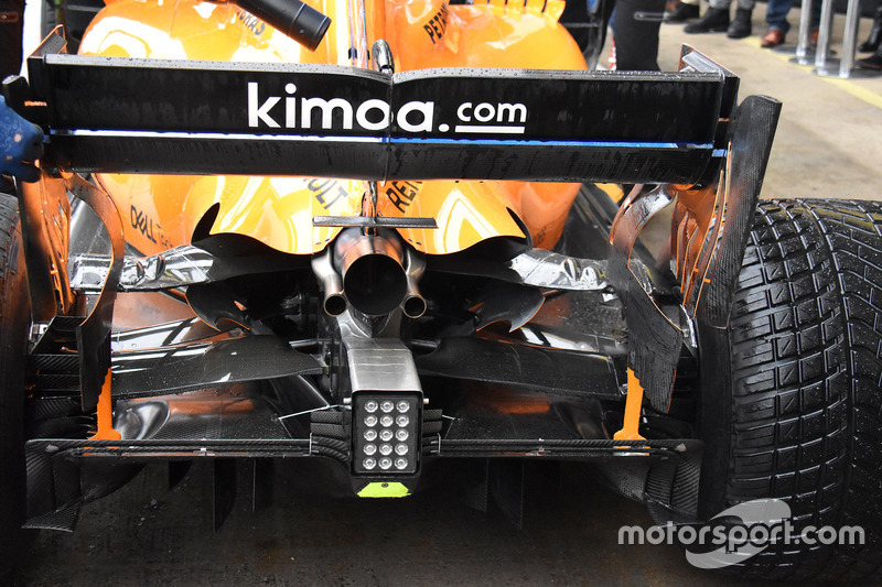 McLaren MCL33, detalle trasero