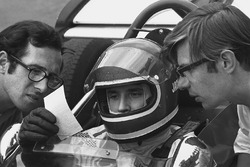 Jacky Ickx, Ferrari 312B, avec Mauro Forghieri, directeur technique de Ferrari