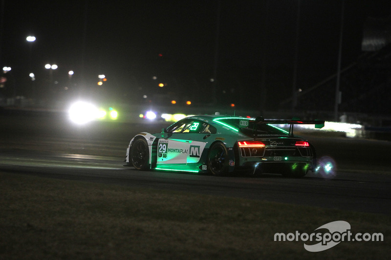 #29 Montaplast by Land-Motorsport Audi R8 LMS GT3: Sheldon van der Linde, Kelvin van der Linde, Christopher Mies, Jeffrey Schmidt