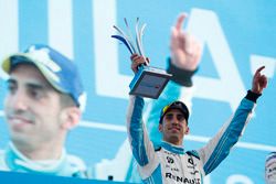 Sébastien Buemi, Renault e.Dams, on the podium