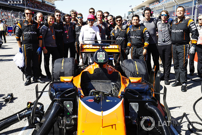 Fernando Alonso, McLaren con el equipo