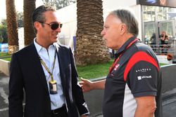 Carlos Slim Jr., Gene Haas, Fundador y Presidente, Haas F1 Team