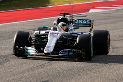 Polesitter Lewis Hamilton, Mercedes-Benz F1 W08 celebrates in parc ferme
