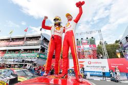 Race winners Alexandre Prémat, Scott McLaughlin, DJR Team Penske