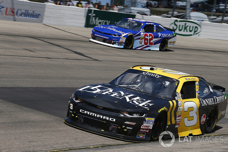 Brian Scott, Daniel Defense Chevrolet Camaro, Brendan Gaughan, Richard Childress Racing Chevrolet