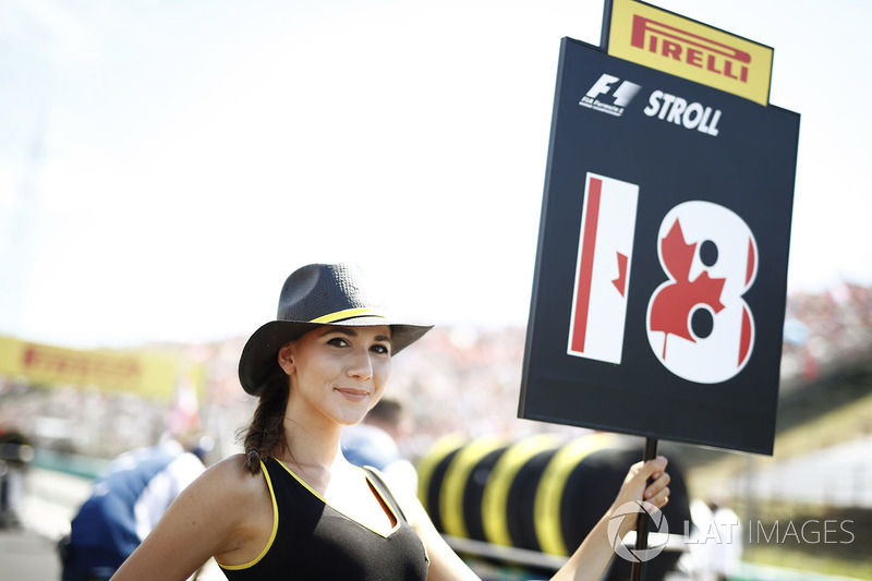 Grid Girl for Lance Stroll, Williams