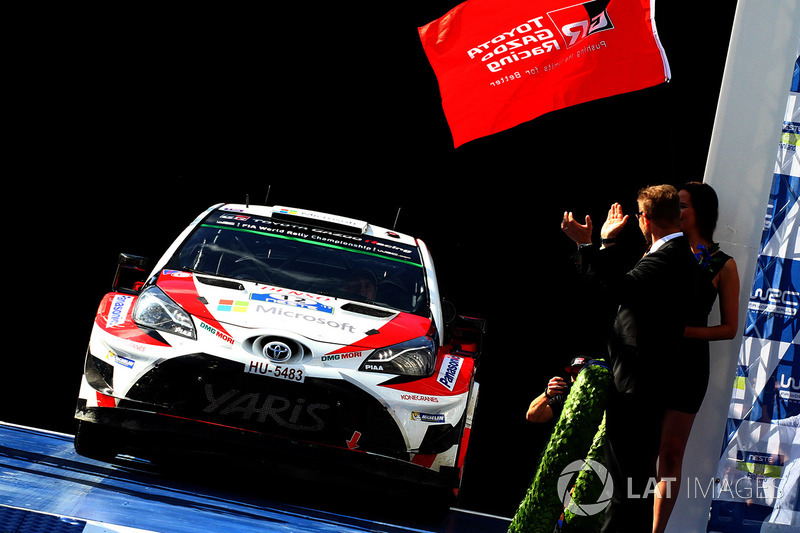 I vincitori Esapekka Lappi, Janne Ferm, Toyota Racing