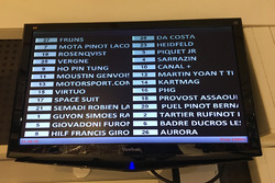 The lineup in the benefit kart race
