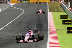 Sergio Pérez, Sahara Force India F1 VJM10, Esteban Ocon, Sahara Force India F1 VJM10