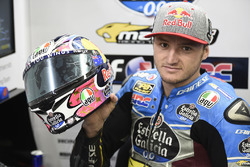 Jack Miller, Estrella Galicia 0,0 Marc VDS with Nicky Hayden number on his helmet