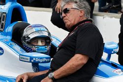 Marco Andretti, Andretti Autosport, Honda; Mario Andretti