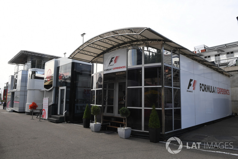 F1 Experiences motorhome