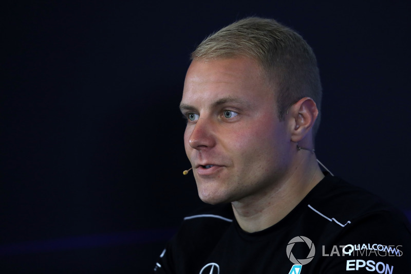 Valtteri Bottas, Mercedes AMG F1 nella conferenza stampa