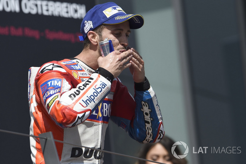 Podium: Andrea Dovizioso, Ducati Team