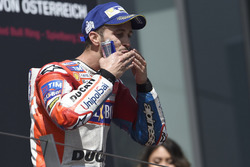 Podium: Andrea Dovizioso, Ducati Team