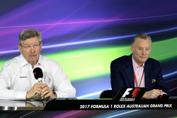 Sean Bratches, Managing Director, Commercial Operations, Formula and Ross Brawn, Liberty Media