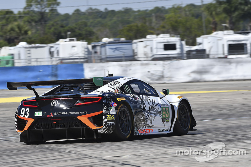 #93 Michael Shank Racing Acura NSX: Andy Lally, Katherine Legge, Mark Wilkins
