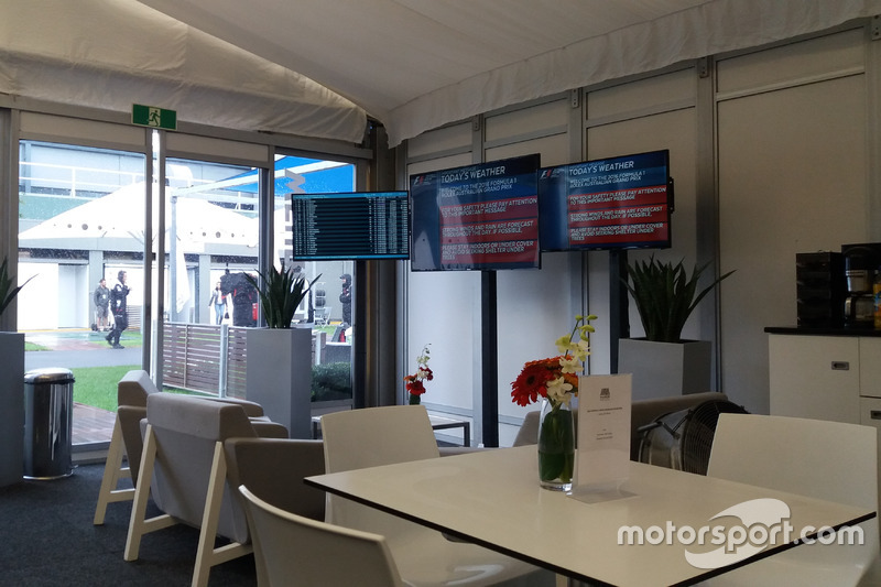 Hospitality area Manor Racing di Albert Park