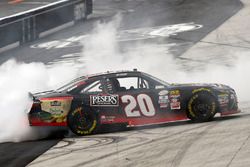 Race winner Erik Jones, Joe Gibbs Racing Toyota
