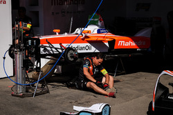 La monoposto di Felix Rosenqvist, Mahindra Racing