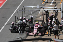 Пит-стоп: Эстебан Окон, Sahara Force India F1 VJM10