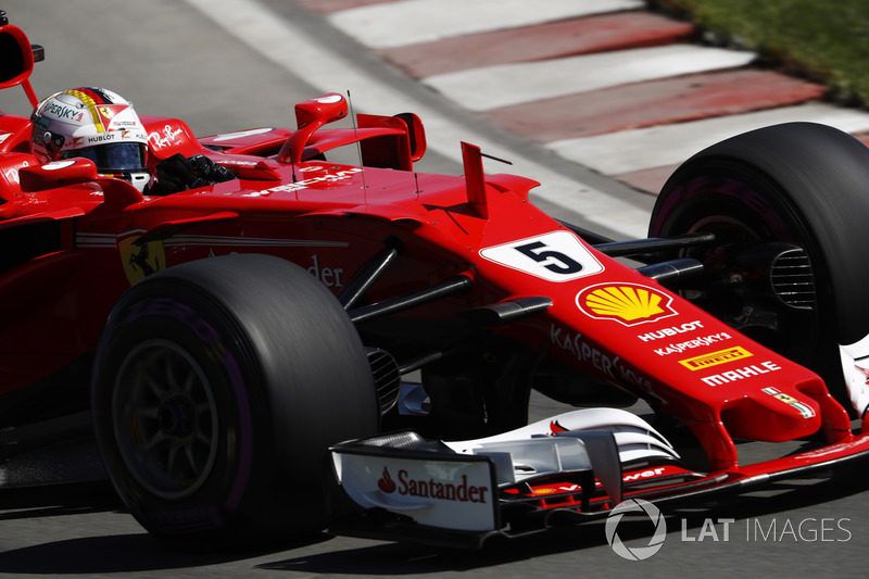 Sebastian Vettel havia sido o melhor no TL3, mas não resistiu à força de Lewis Hamilton.