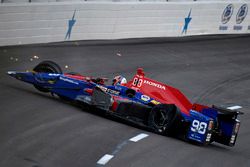 Crash: Alexander Rossi, Herta - Andretti Autosport Honda