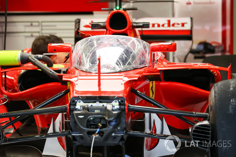 Ferrari SF70-H with cockpit shield
