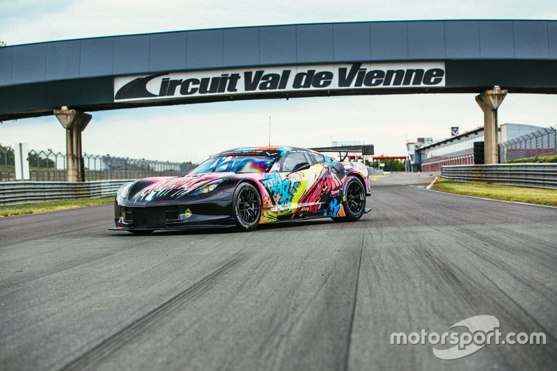La livrée "Human" de la #50 Larbre Competition Chevrolet Corvette C7.R