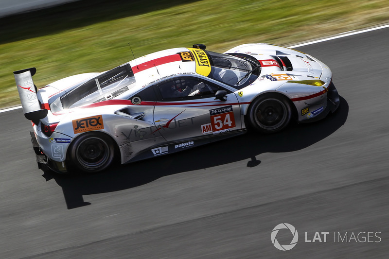 #54 Spirit of Race Ferrari 488 GTE: Thomas Flohr, Francesco Castellacci, Olivier Beretta