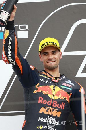 Podium: tweede plaats Miguel Oliveira, Red Bull KTM Ajo