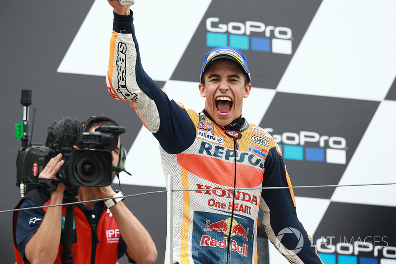 Podium: race winner Marc Marquez, Repsol Honda Team