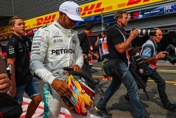 Polesitter Lewis Hamilton, Mercedes AMG F1