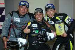Winners GT Cup: #96 TKS Porsche 911 GT3 Cup: Shinyo Sano, Takuma Aoki, Shigeto Nagashima