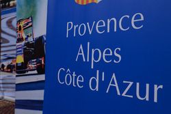 French GP press conference signage