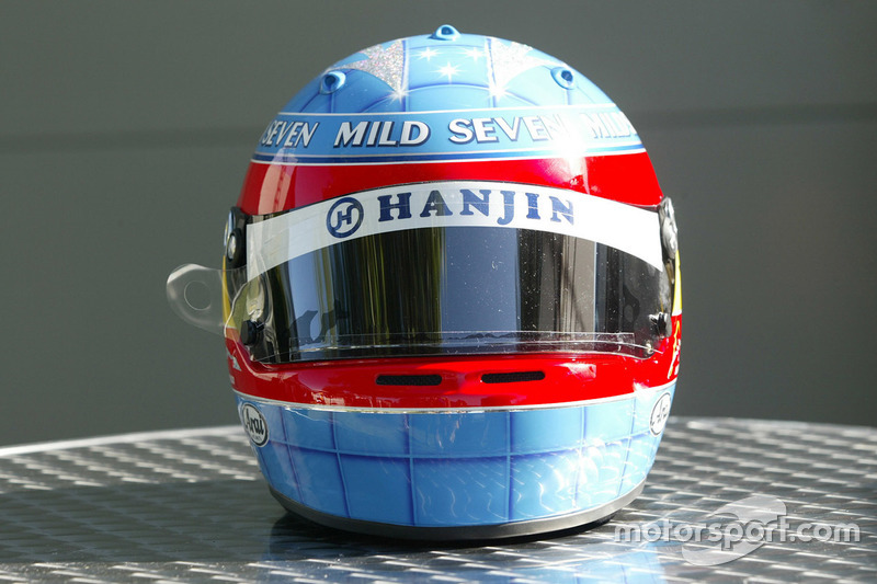 Helmet of Fernando Alonso, Renault F1 Team