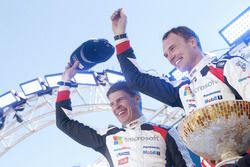 I vincitori Jari-Matti Latvala, Miikka Anttila, Toyota Yaris WRC, Toyota Racing