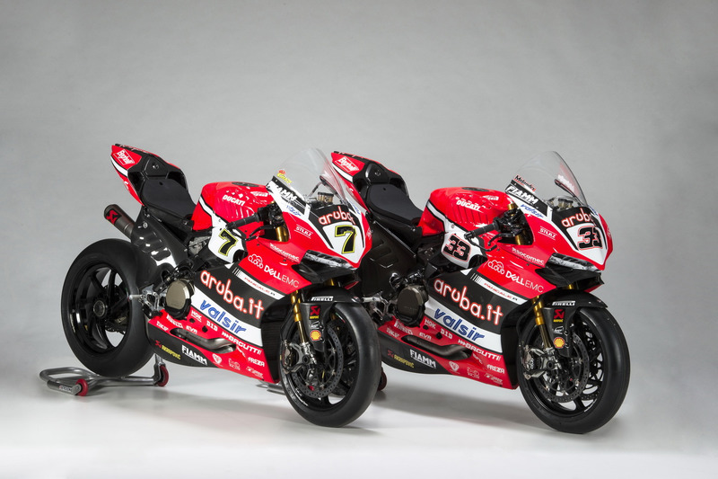 Las motos de Chaz Davies y Marco Melandri, Ducati Team