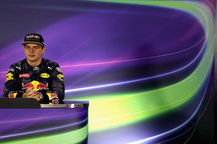 Max Verstappen, Red Bull Racing en la Conferencia de prensa FIA