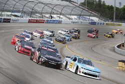 Kyle Benjamin, Joe Gibbs Racing Toyota, Daniel Hemric, Richard Childress Racing Chevrolet