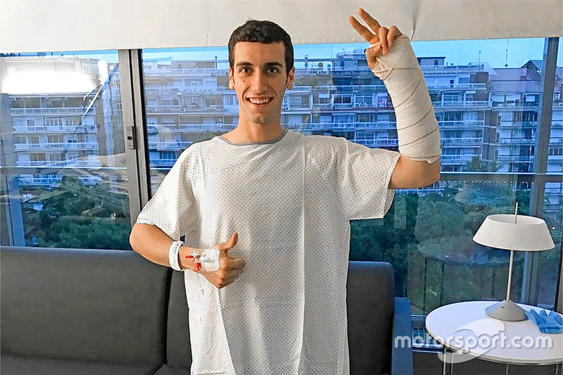 Alex Rins, Team Suzuki MotoGP en el hospital