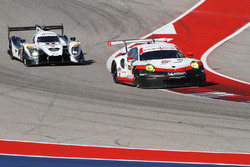 #911 Porsche Team North America Porsche 911 RSR: Patrick Pilet, Dirk Werner, #52 PR1 Mathiasen Motor