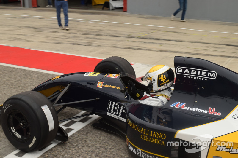 Gian Carlo Minardi sulla M192-Lamborghini