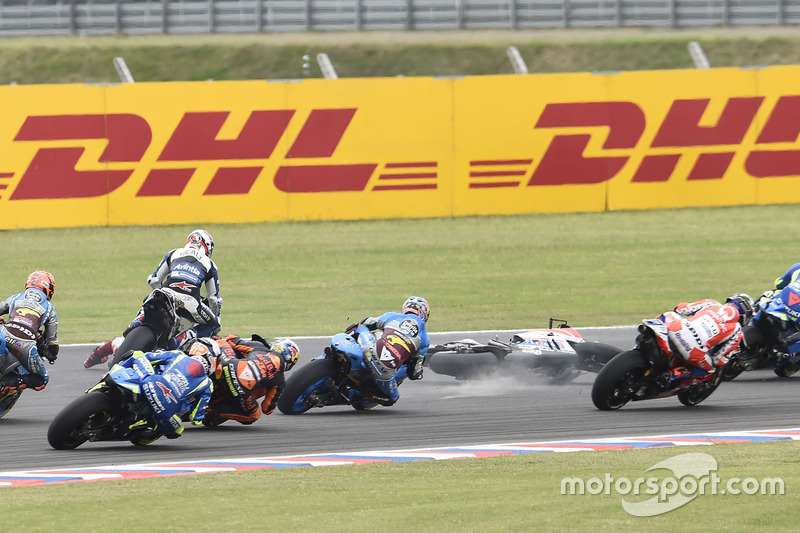 Jorge Lorenzo, Ducati Team, crash