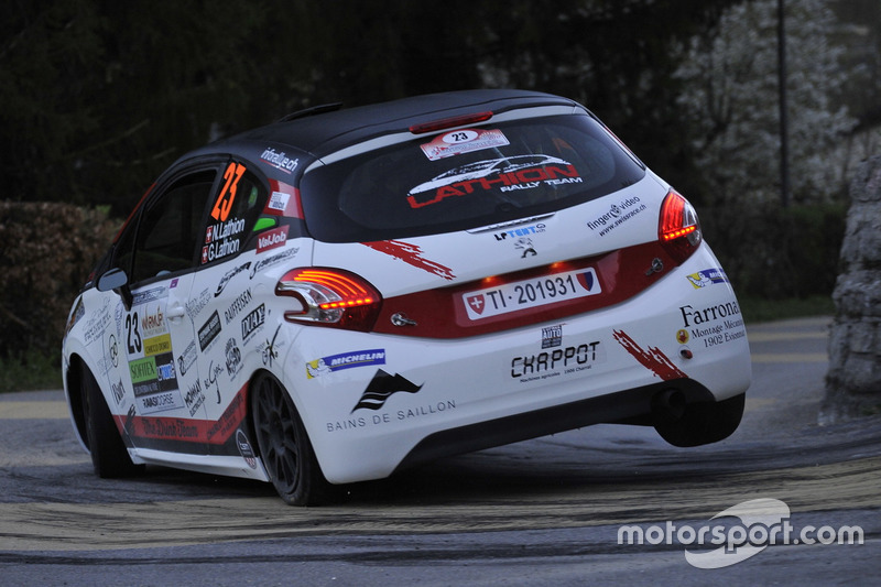 Nicolas Lathion, Gaëtan Lathion, Peugeot 208 R2,Lathion Rally Team