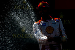 Podium: second place Fabian Coulthard, Team Penske Ford