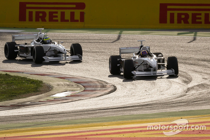 Patrick Friesacher, F1 Experiences 2-Seater driver and F1 Experiences 2-Seater passenger and Zsolt Baumgartner, F1 Experiences 2-Seater driver and F1 Experiences 2-Seater passenger
