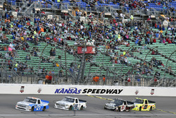 Johnny Sauter, GMS Racing Chevrolet, Ryan Truex, Hattori Racing Enterprises Toyota, Kyle Busch, Kyle Busch Motorsports Toyota, Matt Crafton, ThorSport Racing Toyota