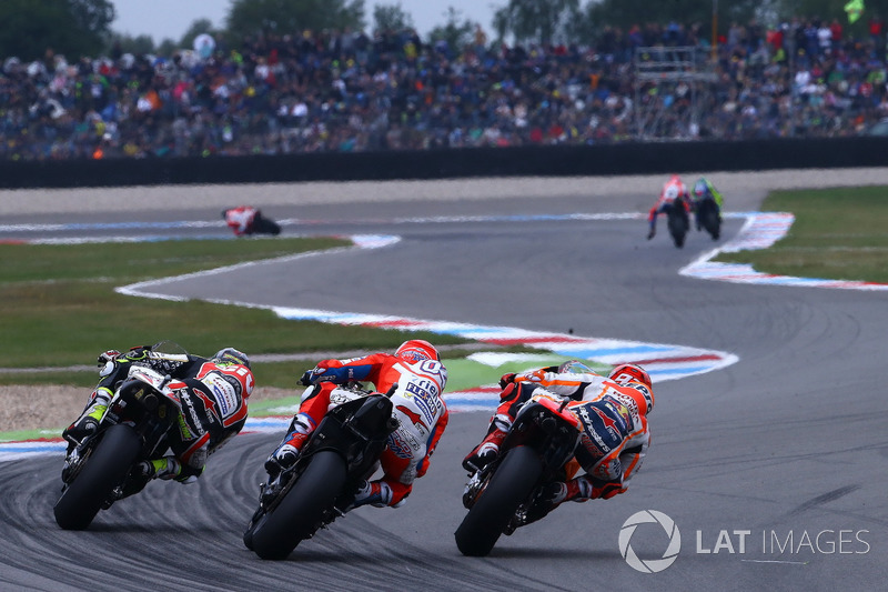 Andrea Dovizioso, Ducati Team, Marc Marquez, Repsol Honda Team, Cal Crutchlow, Team LCR Honda