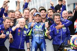 Il vincitore della gara Valentino Rossi, Yamaha Factory Racing